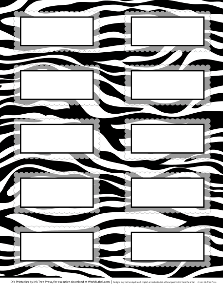 Zebra Printer Label
