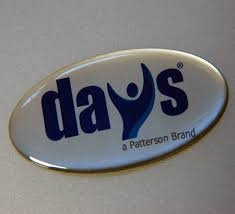 Oval Domed Sticker