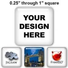 Square Domed Label