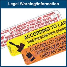 Pharmacy Auxiliary Label