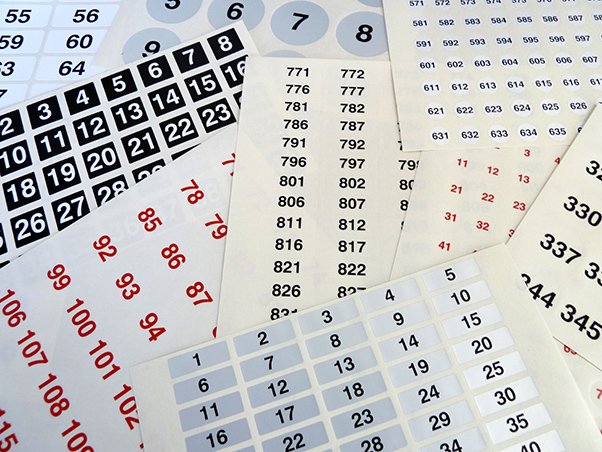 Argox Numbering Label